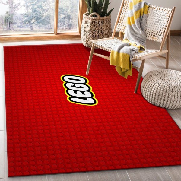 lego logo rug custom size and printing 0