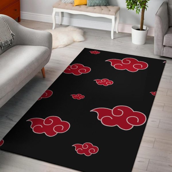 akatsuki cloud naruto area rug 0