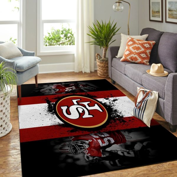 amazon san francisco 49ers living room area no4893 rug 1603001879981 1603001879981