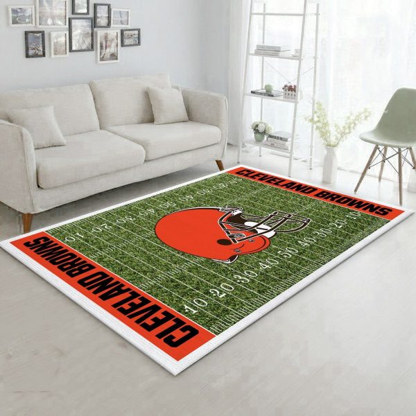 cleveland browns nfl rug custom size and printing 0