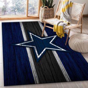 dallas cowboys rug custom size and printing 0