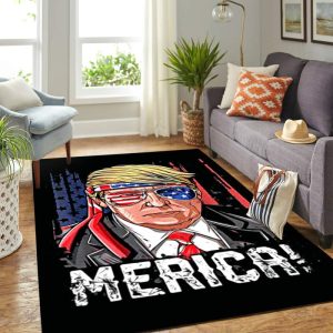 donald trump campaign merica carpet floor area rug 0