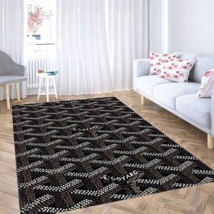 goyard paris black pattern carpet rug 1601887672879 1601887672879