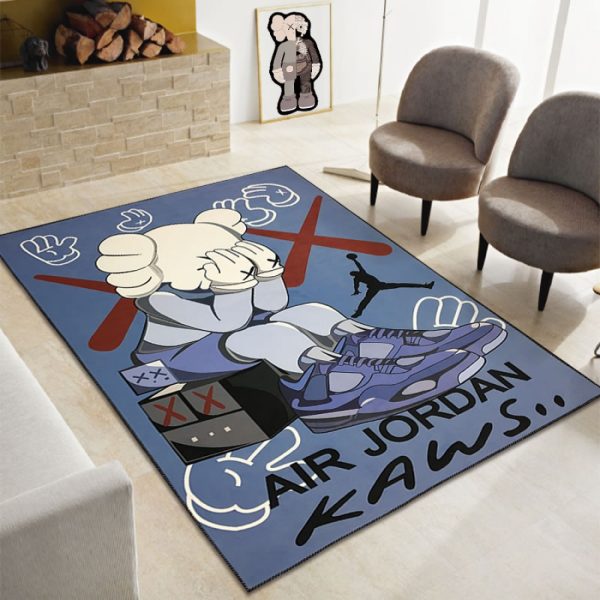 kaws offwhite supreme air jordan living room rug 1627464629132 1627464629132