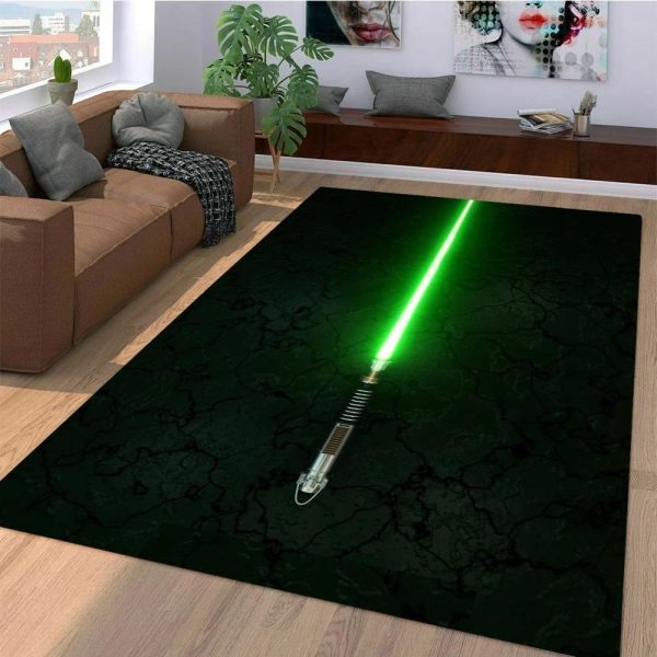 light saber star wars rug 8211 home decor 8211 custom size and printing 0