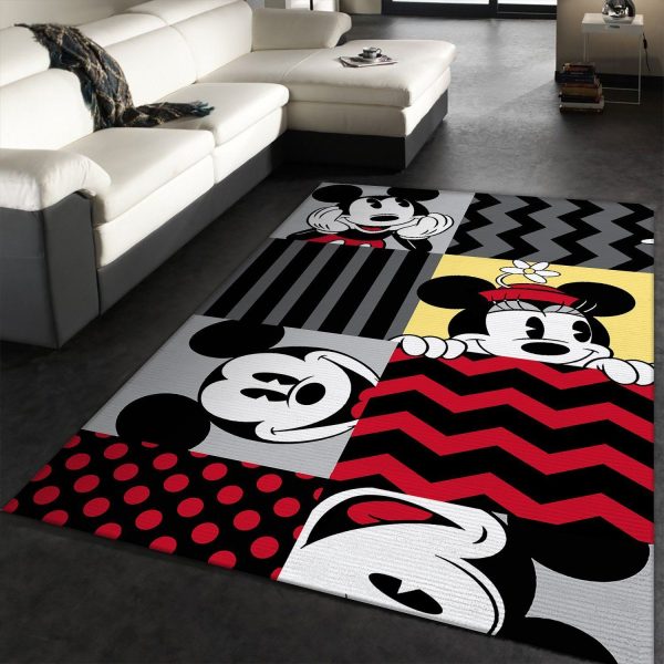 mickey mouse pattern rug custom size and printing 0