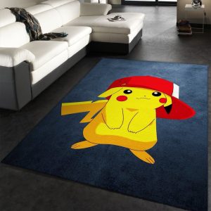 pika pika pokemon rug custom size and printing 0