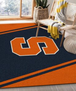 syracuse orange rug custom size and printing 0