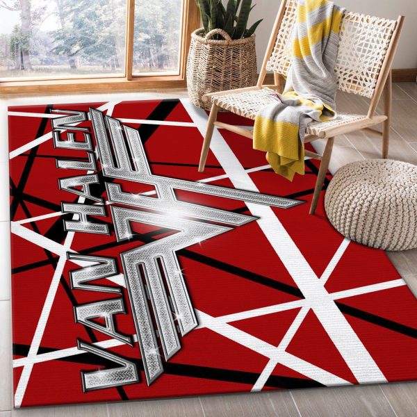 van halen music band rug custom size and printing 0