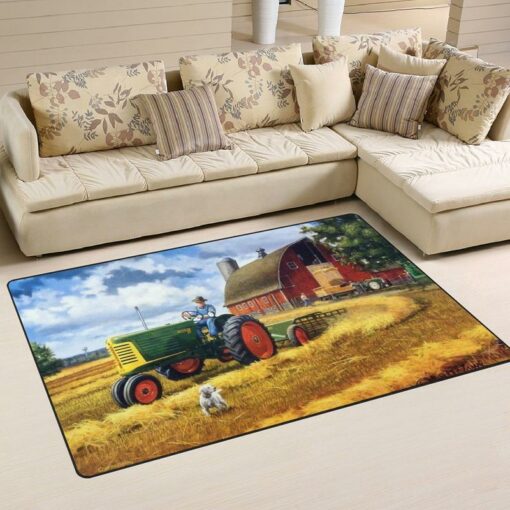 Johndeere Rug John Deere Farm Tractor