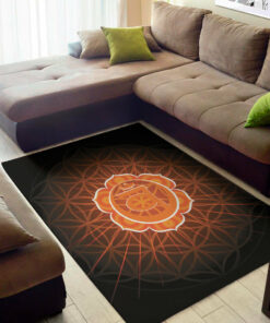Swadhisthana Chakra Spiritual Print Area Rug