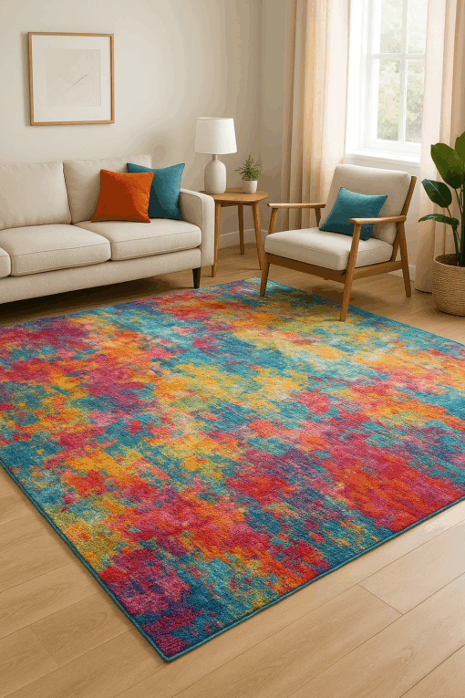 high end modern style living room carpet