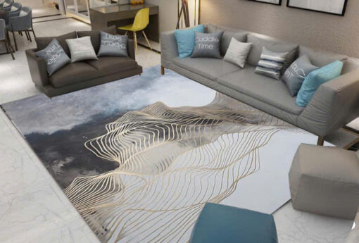 Golden Ridge Abstract Rug