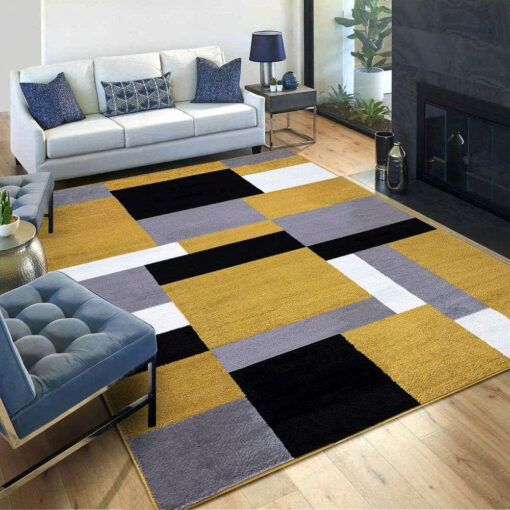 Modern Color Block Rug