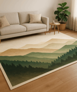 Organic Mountain Serenity Rug