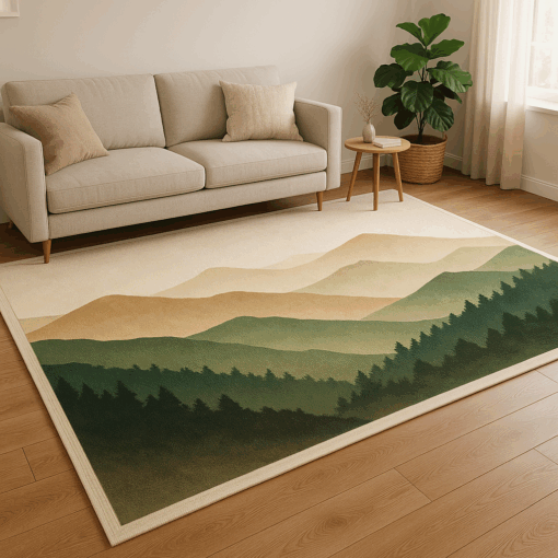 Organic Mountain Serenity Rug