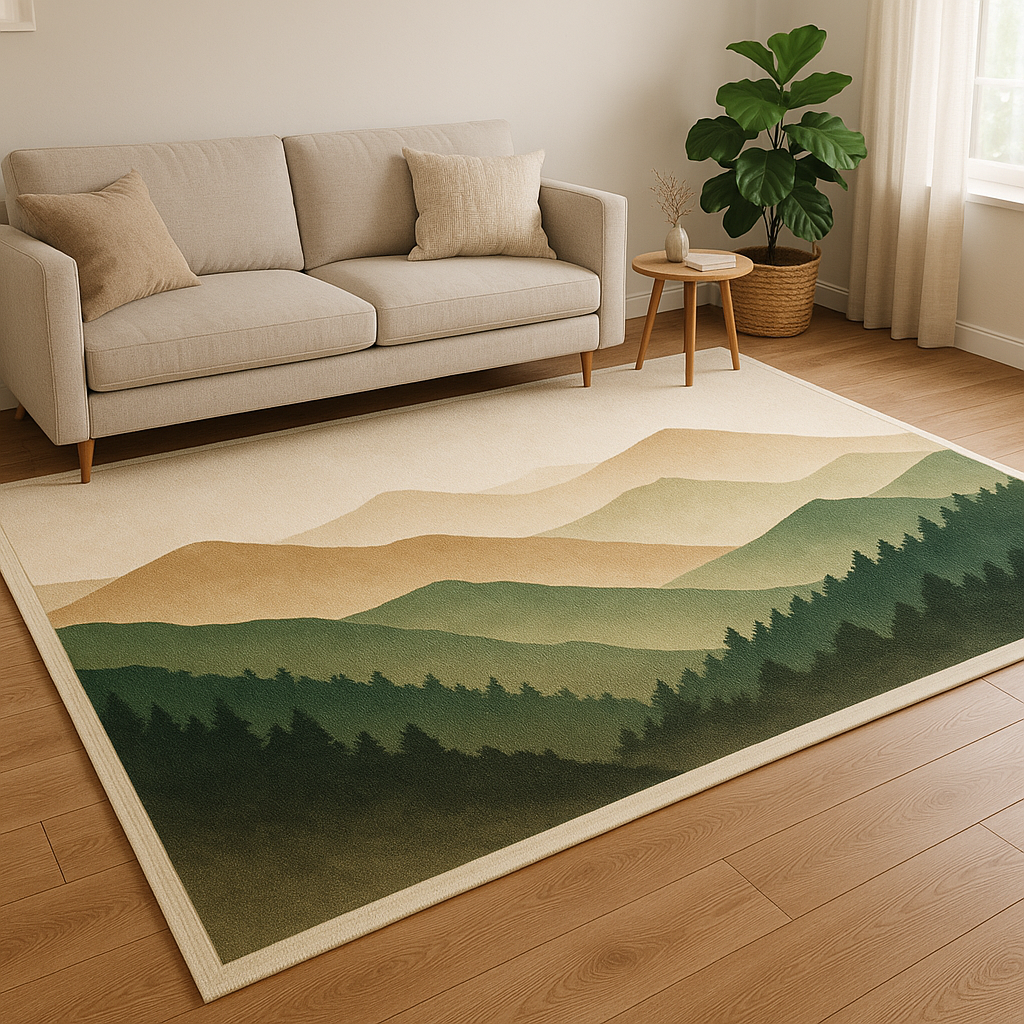 Organic Mountain Serenity Rug