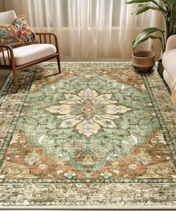 Verdant Bloom Vintage Rug