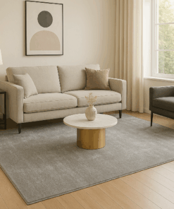 Modern shimmer polyester carpet