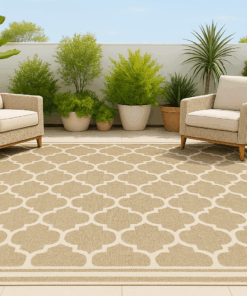 Moroccan living room and outdoor rugs