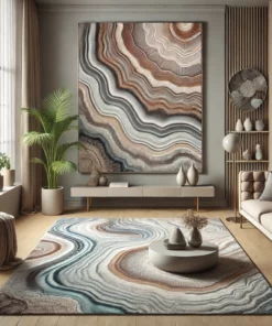 agate art carpet