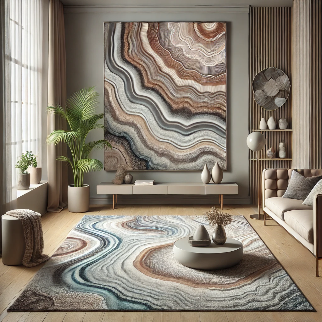 agate art carpet