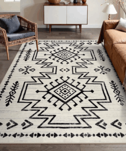 boho geometric rug