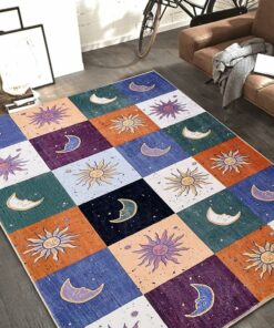 Boho style sun dance rug