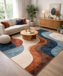 Contemporary Abstract Living Room Rug