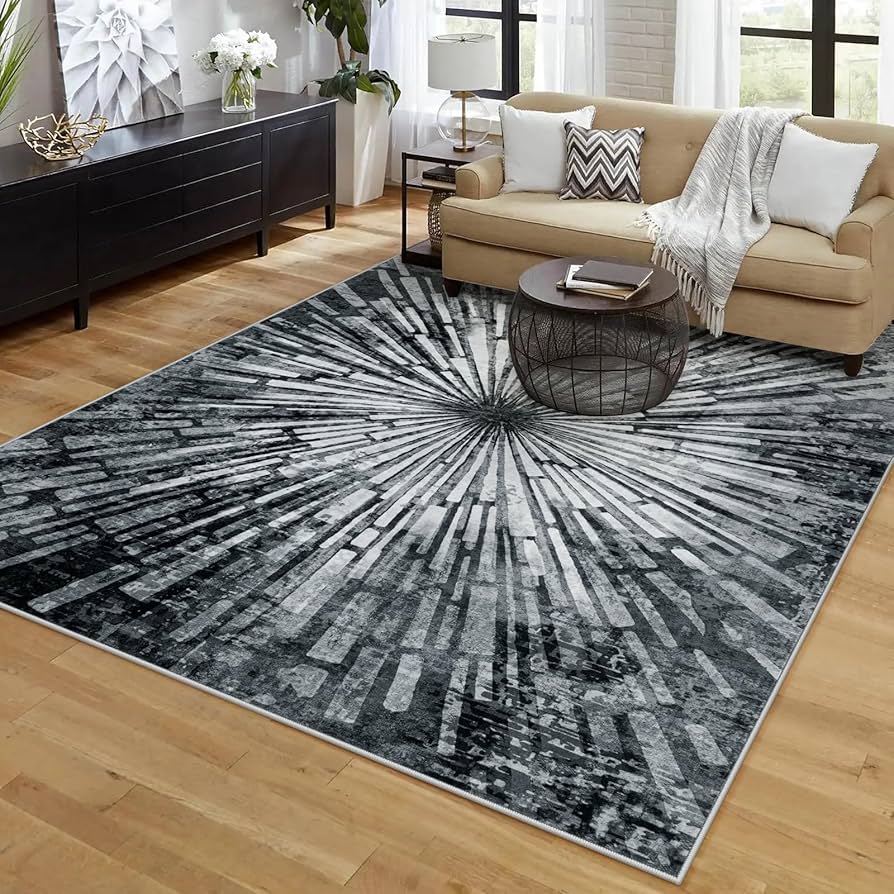 Galaxy Burst Modern Rug