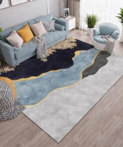 Ocean Flow Abstract Rug