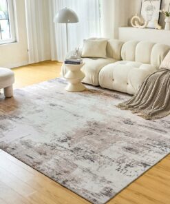light colored abstract wall carpet