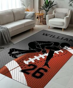 26-inch greyish brown rugby mat