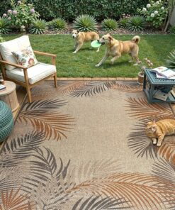 Tropical Leaf Garden Mat