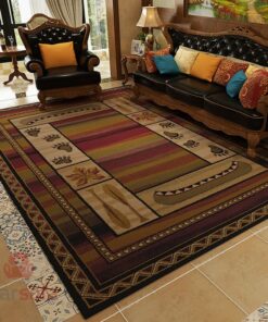 Modern Rustic style floor rug