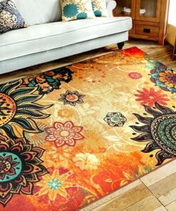 Sunburst Boho Bloom Area Rug